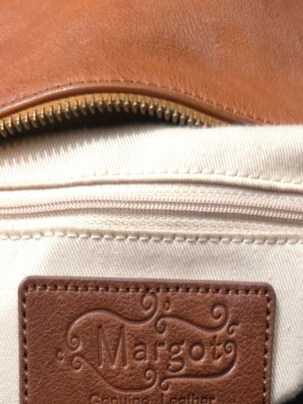 Margot Soft Brown Leather Satchel with Strap - Picture 8 of 11